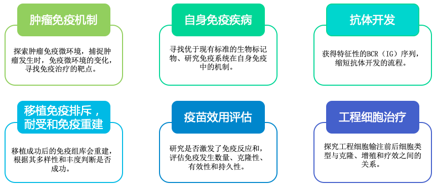 10x单细胞免疫组库V(D)J测序-应用领域-OKPay钱包基因